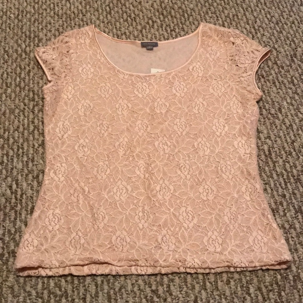 Pink Lace Blouse